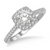Diamond Halo Engagement Ring [1SENG0996]