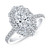 Oval Halo Diamond Engagement Ring [1SENG1083]