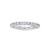 18K WHITE GOLD DIAMOND WEDDING RING [1WADX5025]