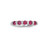 Ruby and Diamond Wedding Ring [1WRDX0314]
