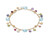 Blue Topaz and Mixed Gemstone Single Strand Bracelet [2BGEM1360]
