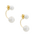 Freshwater Cultured Pearl Earrings [2CPFE0487]