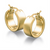 Gold Hoop Earrings [2EGHP0310]