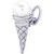 Ice Cream Cone Charm [2YCHM0696]