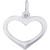 Open Heart Charm [2YCHM1083]