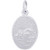 Swimmer Oval Disc Charm [2YCHM1112]
