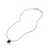 Chatelaine Pave Bezel Pendant Necklace with B [2YSGD0530]