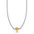 Necklace in Sterling Silver and Yellow Gold [2YSNK9110]