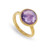Gemstone Medium Stackable Ring Amethyst [3LAMY0430]