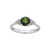 Green Tourmaline and Diamond Ring [3LGDR1292]