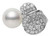 Petal Collection Cultured Pearl and Diamond Ring [3LPRD0535]
