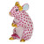 Mouse with Bow in Raspberry [6COLF2055]