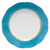 Silk Ribbon Turquoise Dessert Plate [6HEST1109]