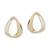 Gold Teardrop Earrings [JEOTH0049]