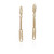 Gold Paperclip Link Earrings [JEOTH0063]