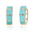 Gold Star & Enamel Hoop Earrings [JEHOP0030]