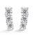Diamond 3-Stone Cascade Climber Earrings [JEOTH0182]