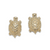 Gold Turtle Earrings [JESTD0031]