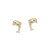 Gold Dolphin Earrings [JESTD0035]