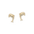 Gold Dolphin Earrings [JESTD0035]