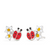 Enamel Ladybug Earrings [JESTD0071]