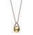 M Collections Golden South Sea Cultured Pearl Pendant [JNPEN0096]