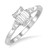 Emerald Cut Three Stone Diamond Ring [JRENG0038]
