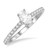 Oval Hidden Halo Diamond Ring [JRENG0035]