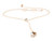 Rose Gold Diamond Y Necklace [JNOTH0076]