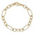 Gold Oval Link Bracelet [JBOTH0091]