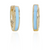 Gold & Enamel Hoop Earrings [JEHOP0035]