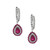 Ruby and Diamond Earrings [1ERDX0363]