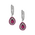 Ruby and Diamond Earrings [1ERDX0363]