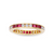 Ruby & Diamond Eternity Ring [1WRDX0093]