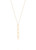 Open Circle Drop Necklace [JNOTH0092]