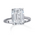 Emerald Cut Diamond Engagement Ring [JRENG0049]