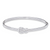 Oval Love Knot Bangle Bracelet [JBOTH0134]