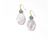 Luce Blue Topaz and Mother of Pearl Drop Earrings [JEOTH0367]