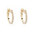 Diamond Hoop Earrings [1EAHP0573]