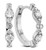 Regal Diamond Huggie Earrings [1EHOF0136]