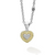 Caviar Lux Diamond Heart Necklace [JNPEN0263]