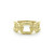 Signature Caviar Gold Link Ring [JROTH0185]