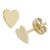 Heart Stud Earrings [JESTD0161]