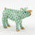 Keylime Pig with Butterfly [GGFIG0066]