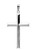 Beveled Cross Necklace [JNPEN0338]