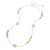 Mixed Gemstones Station Necklace [JNOTH0557]