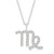 Virgo Zodiac Diamond Pendant Necklace
 [JNPEN0333]