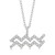 Aquarius Zodiac Diamond Pendant
 [JNPEN0327]