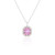 Pink Sapphire And Diamond Pendant Necklace [JNPEN0446]