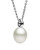 Classic Bianca Pendant with South Sea Oval Pearl [JNPEN0494]
